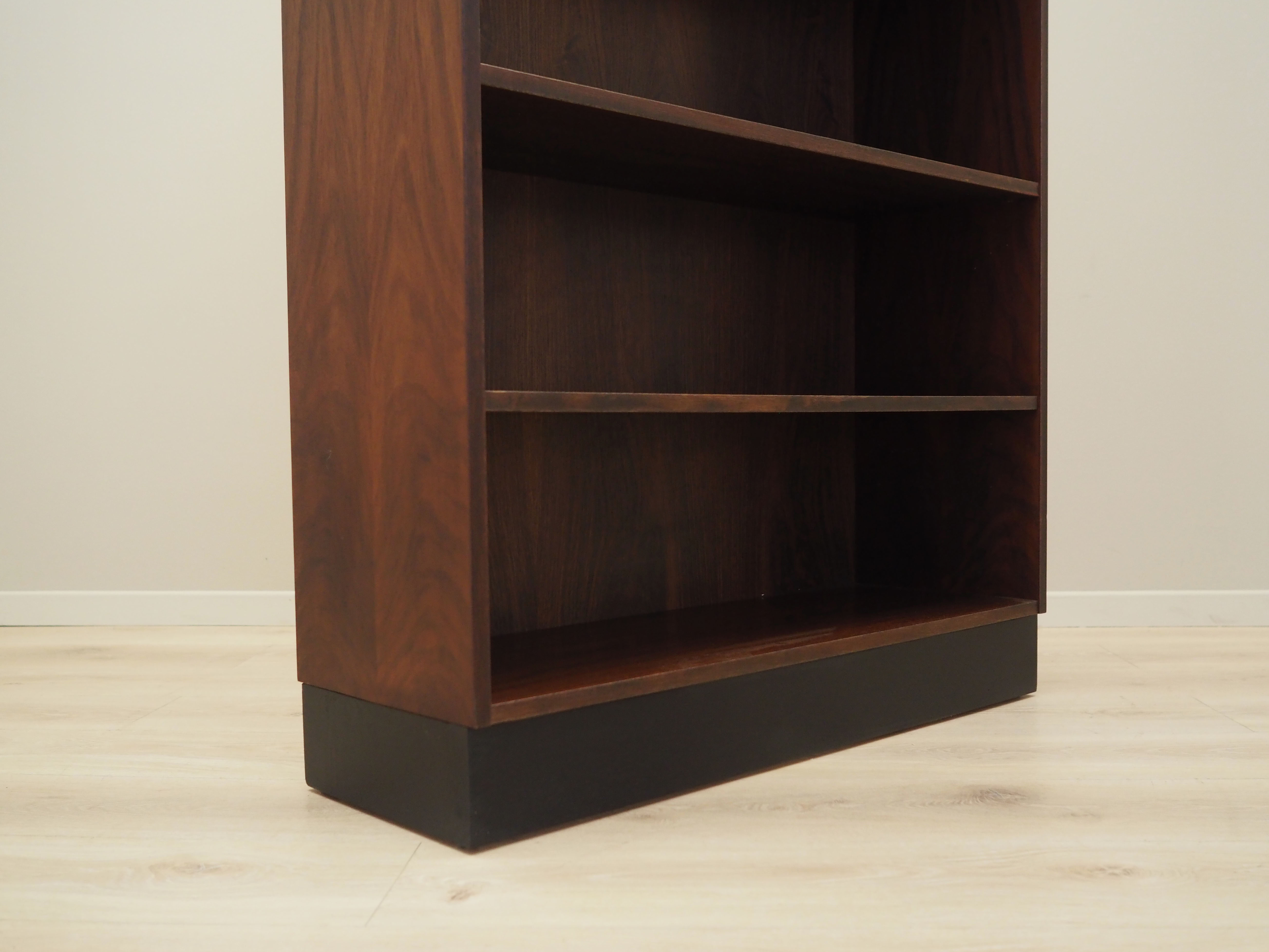 Bibliothèque en palissandre, design danois, années 1970, production: Danemark