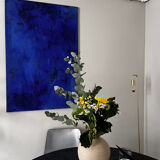 “Deep Blue” : Acrylic Painting on Cotton Canvas.