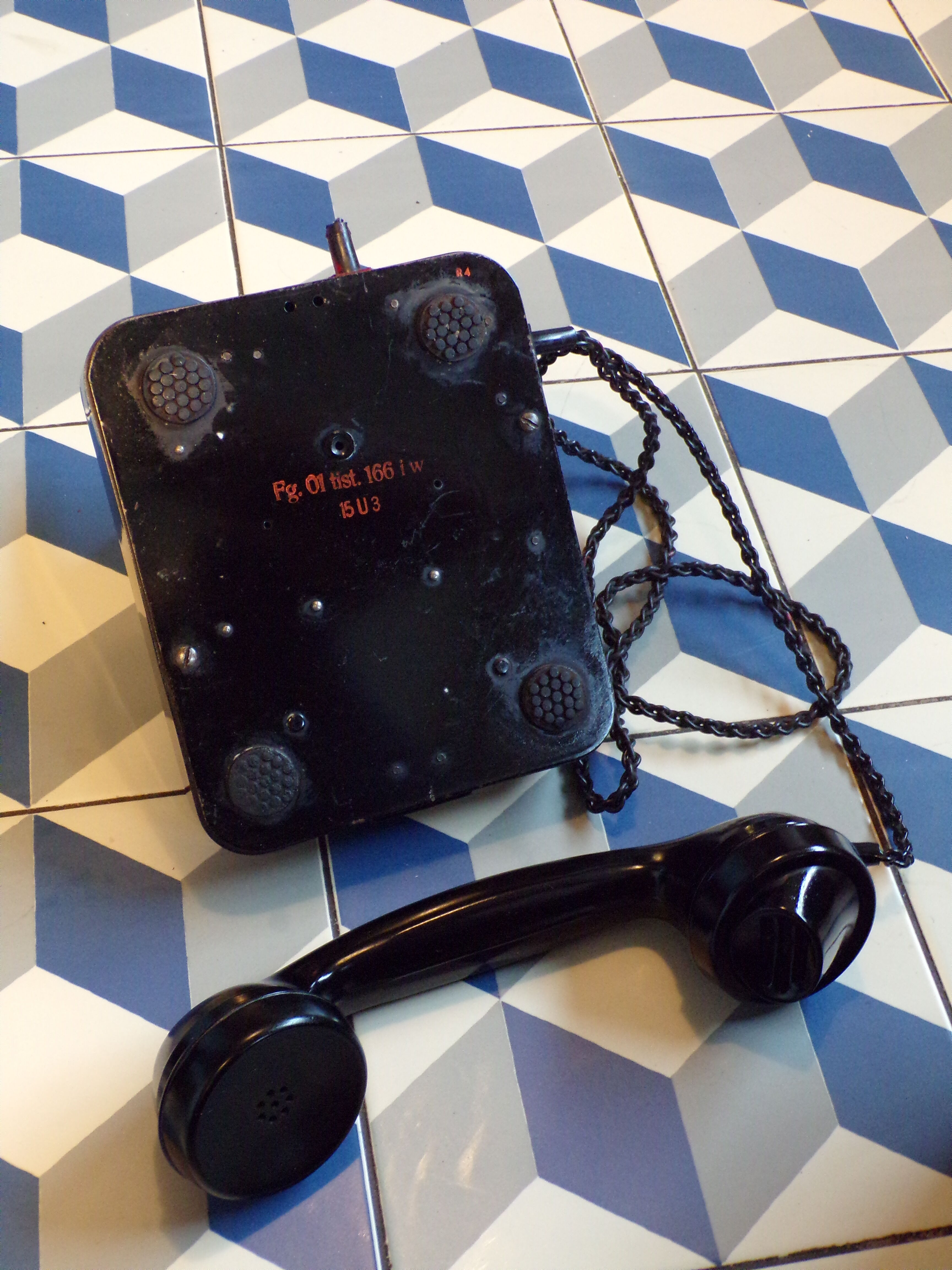 Former Siemens W38 phone in Bakelite