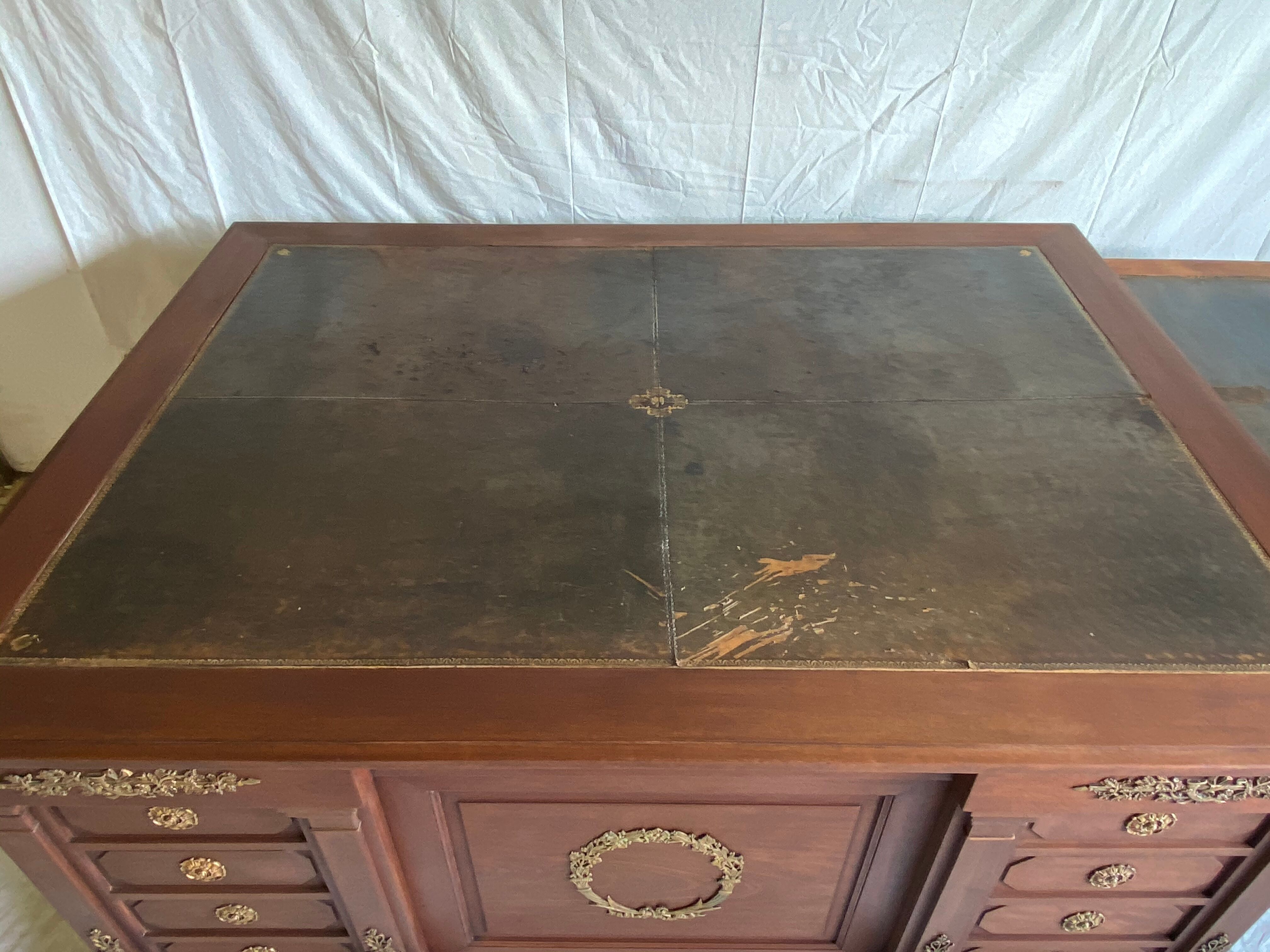 Desk box mahogany empire 1930