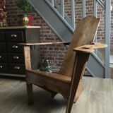Wooden armchair