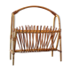 Wicker / rattan vintage magazine holder