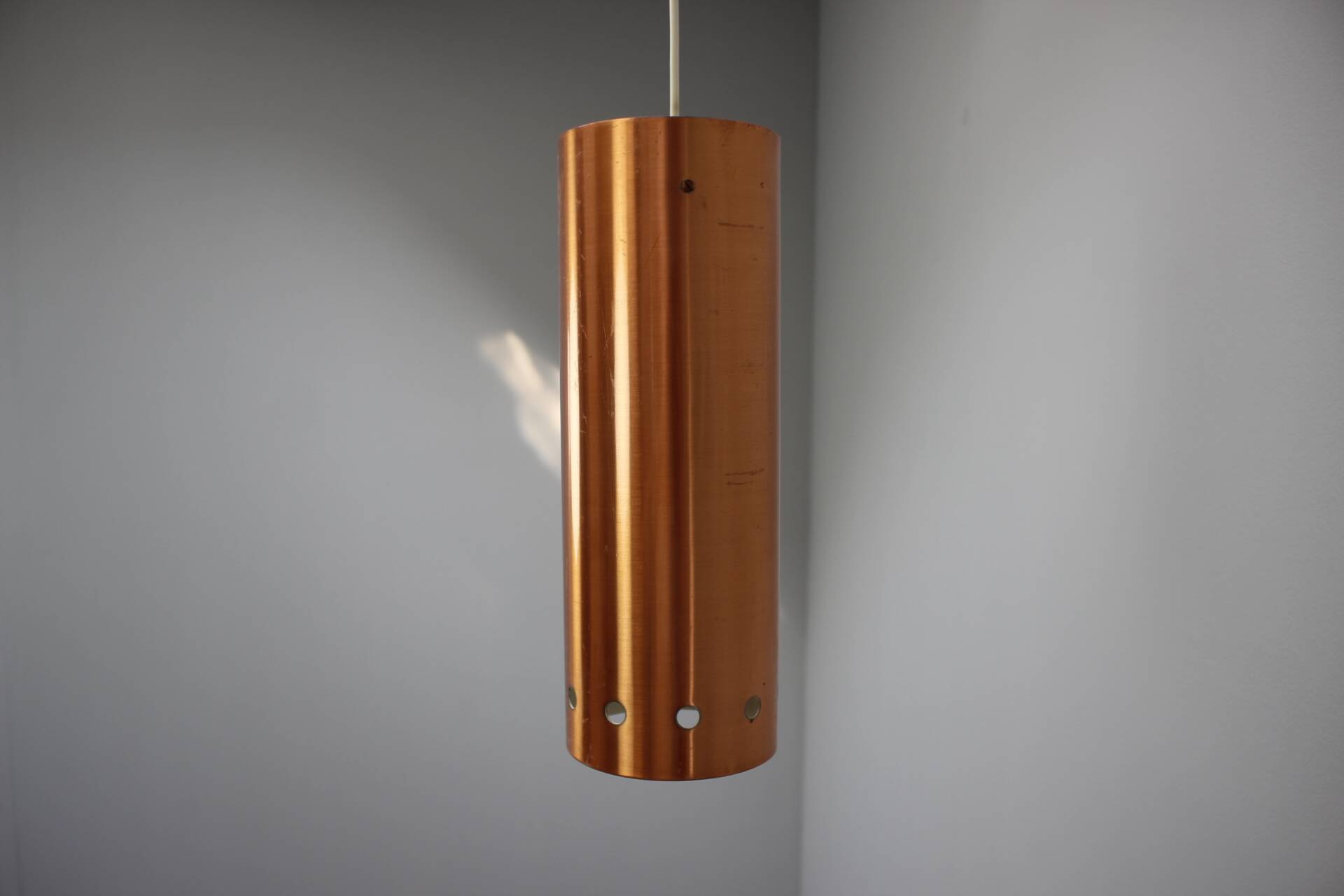 Mid-Century Pendant, 1970s, Denmark, - made of Metal, - shows signs of us