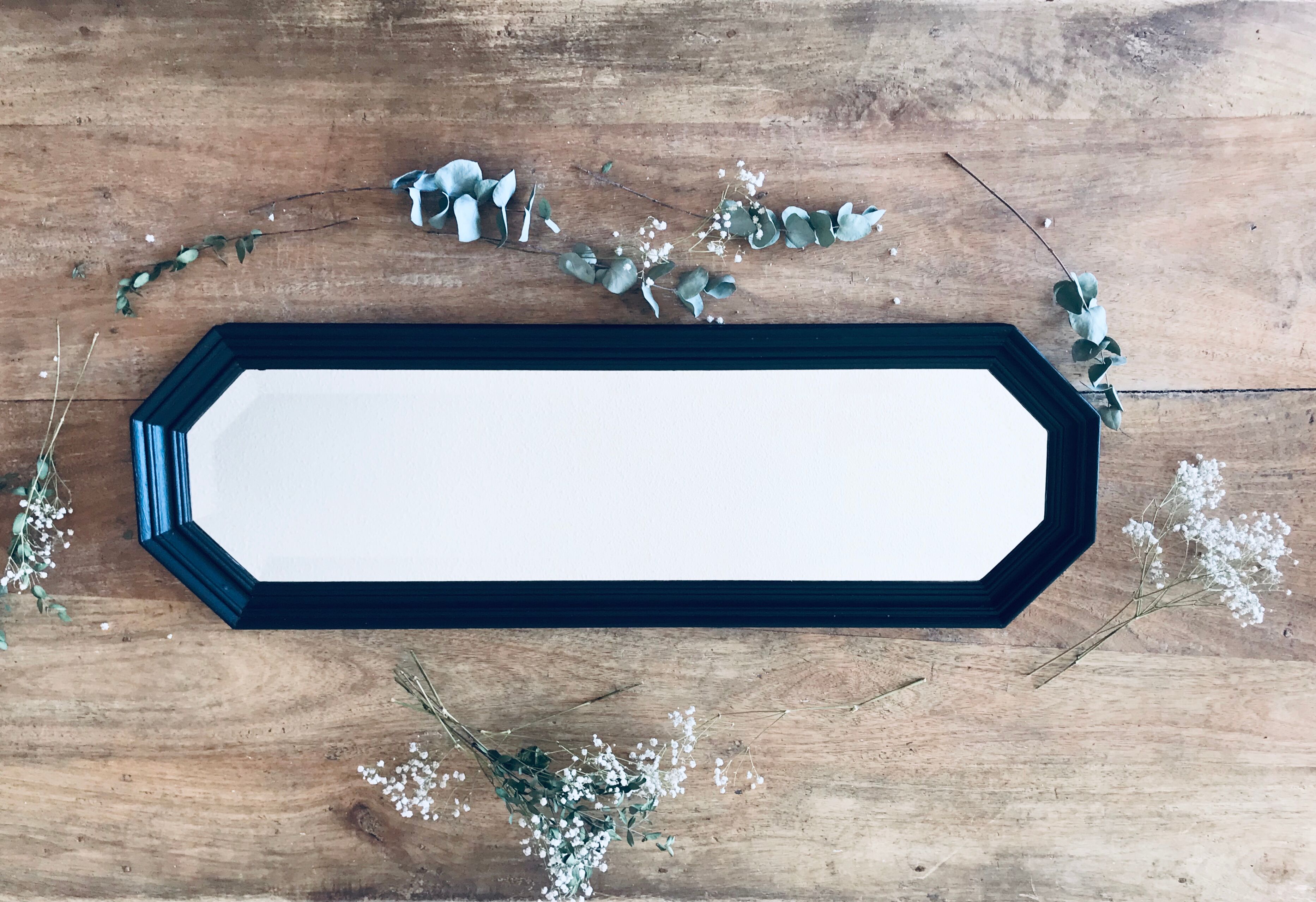 Bevelled psychedelic mirror - 92x30cm