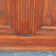 Wardrobe Louis XVI period 18th century mahogany