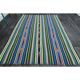1970s Vintage Turkish Oushak Handmade Wool Cotton Green Area Rug 196x271