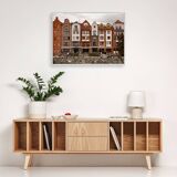 Vinyl Record Storage Cabinet Oak "Nolana"