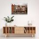 Vinyl Record Storage Cabinet Oak "Nolana"