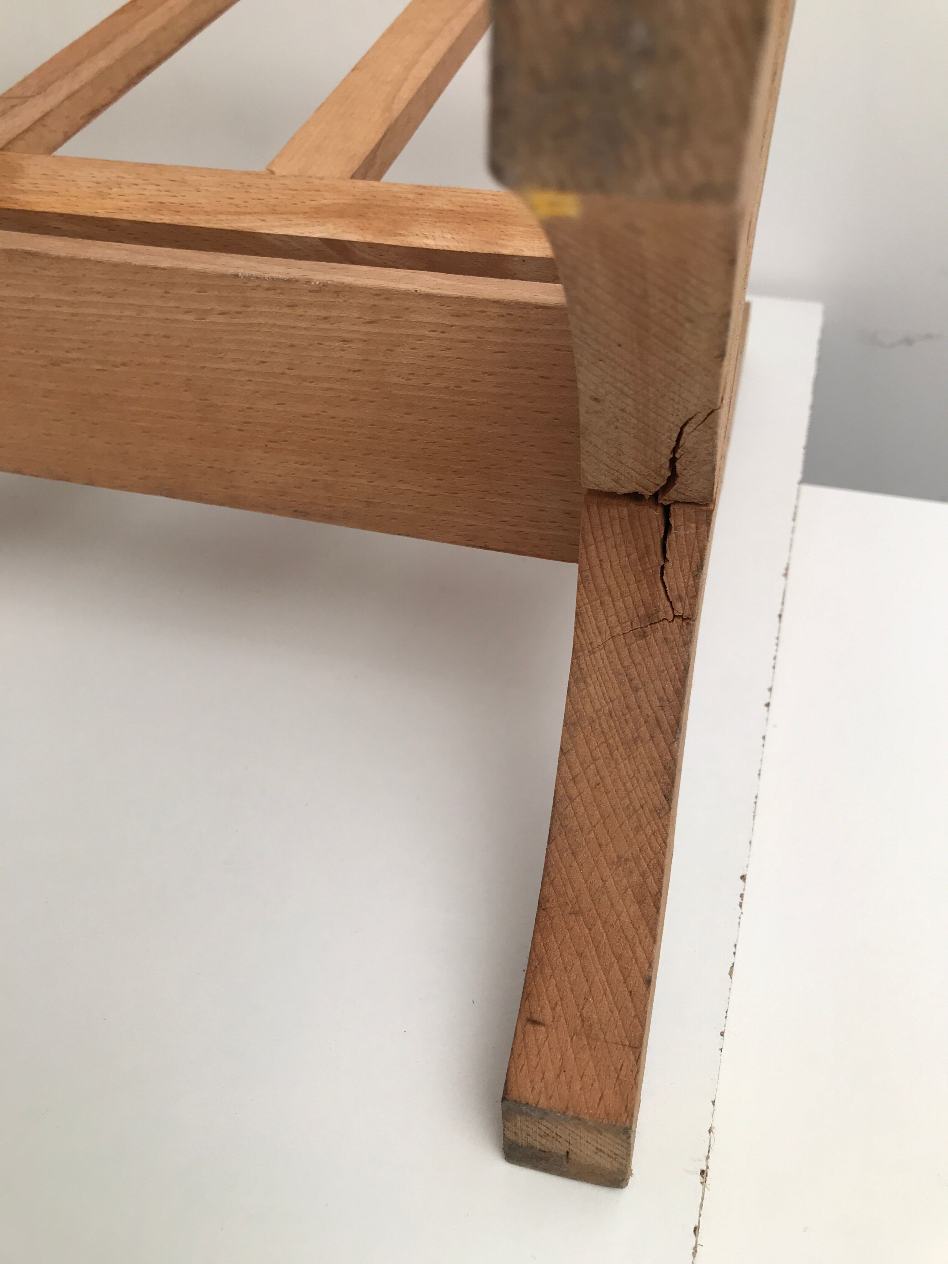 Vintage wooden magazine door