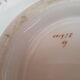 Compotier on porcelain pedestal decoration pale blue flowers
