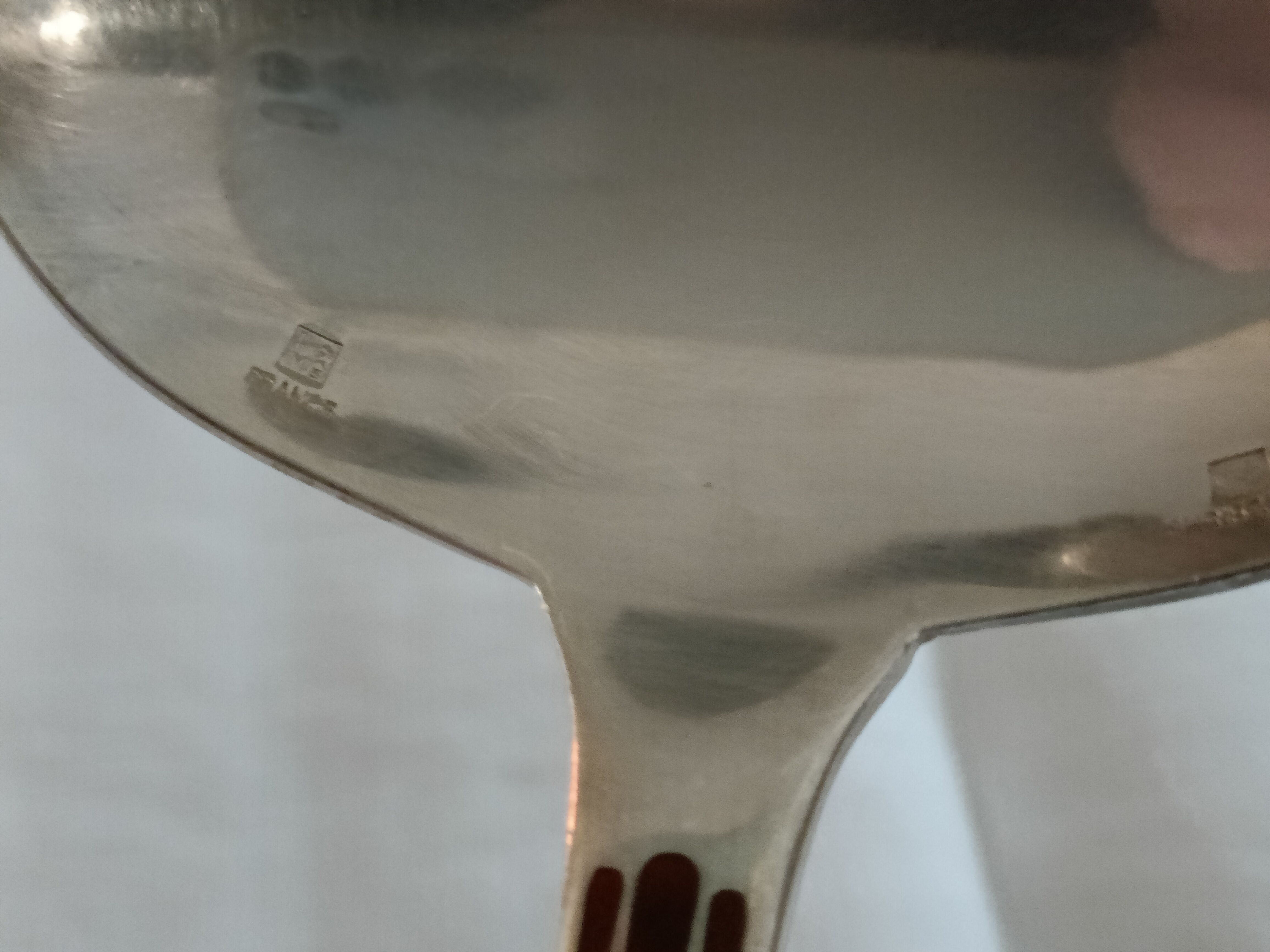 Lot 73 cutlery christofle model talisman lacquer of china color siena