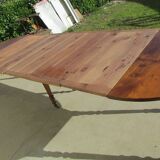 6-foot open panel in solid walnut, 5 extensions