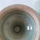 Set of 4 handmade ceramic bowls – celadon glaze & raku style