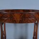 Mahogany burl catch-all table, Empire period – early 19th century