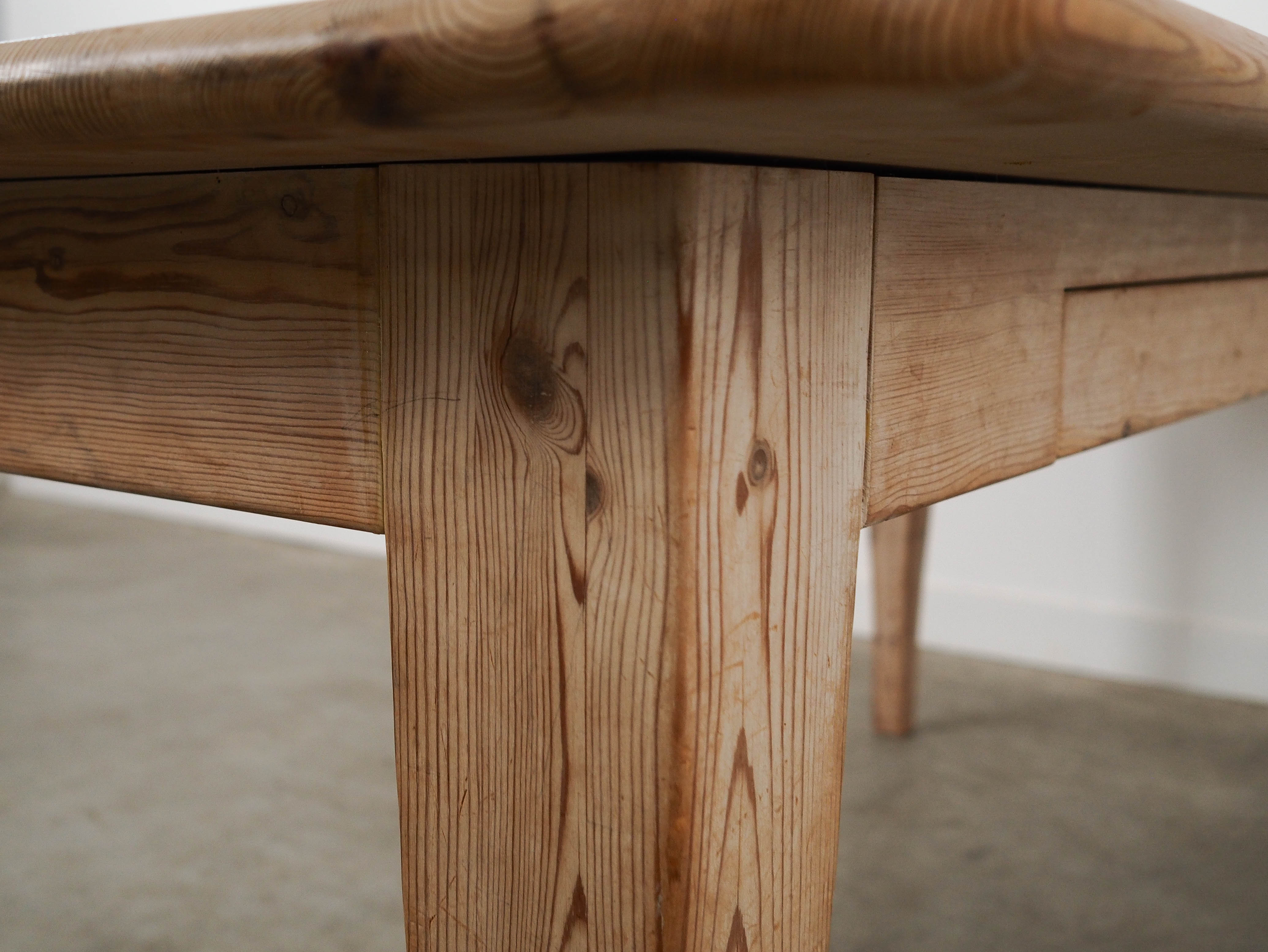 Pine table, Danish design, 1990s, made in Denmark