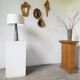 Lampe de table céramique bleue style 1950