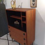 1960s teak bookcase