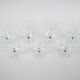 The set of Venise Saphir glasses, French design, 1970s, manufactured by Cri