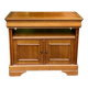 Louis Philippe sideboard in satin light wood 86cm