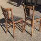 Pair of baumann wooden bistro chairs circa 1905