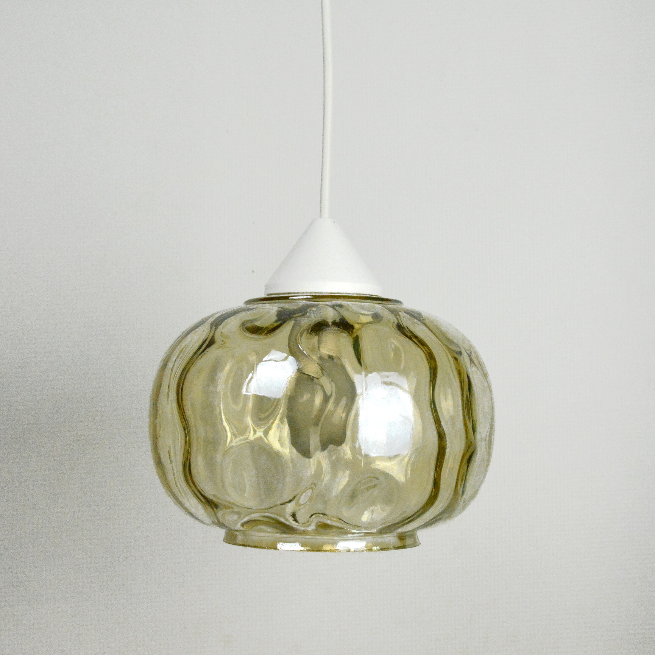 1970s Modernist hanging lamp, Poland