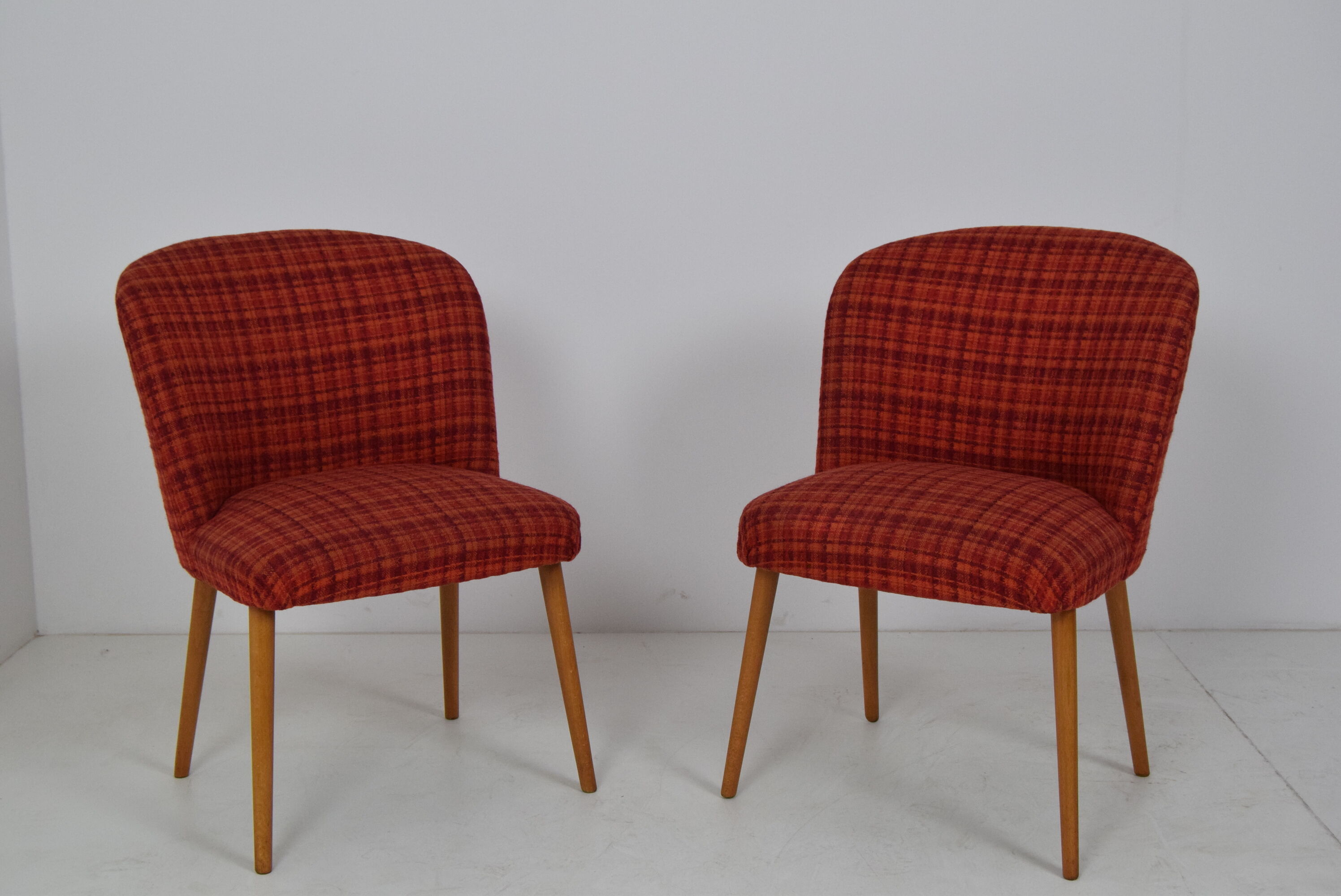 Set of upholstered chairs, 1960