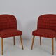 Set of upholstered chairs, 1960