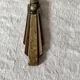 Door knob, art deco furniture handle in brass