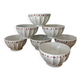 Set of 7 bowls Geneviève Lethu Linvosges cherries