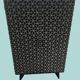 Painted wardrobe black and white patterns