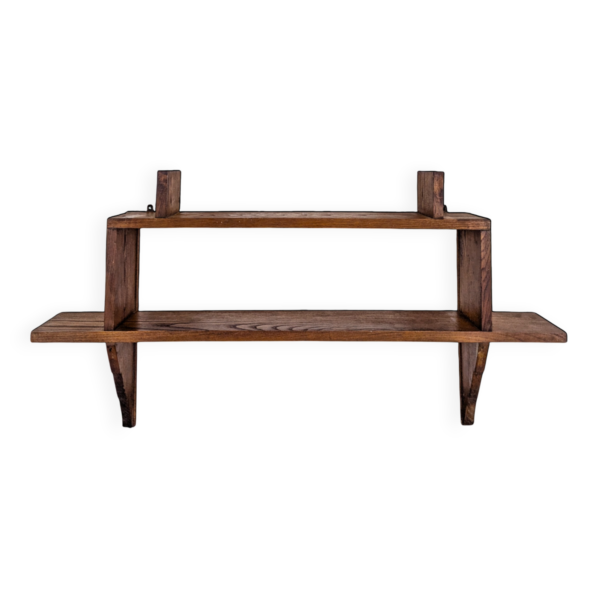 Etagère en chêne des années 40 Reconstruction