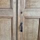 Pair of oak wardrobe doors