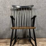Vintage Rocking Chair by Ilmari Tapiovaara for Asko, 1960s