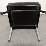 Leather Ottoman from the 50s/60s