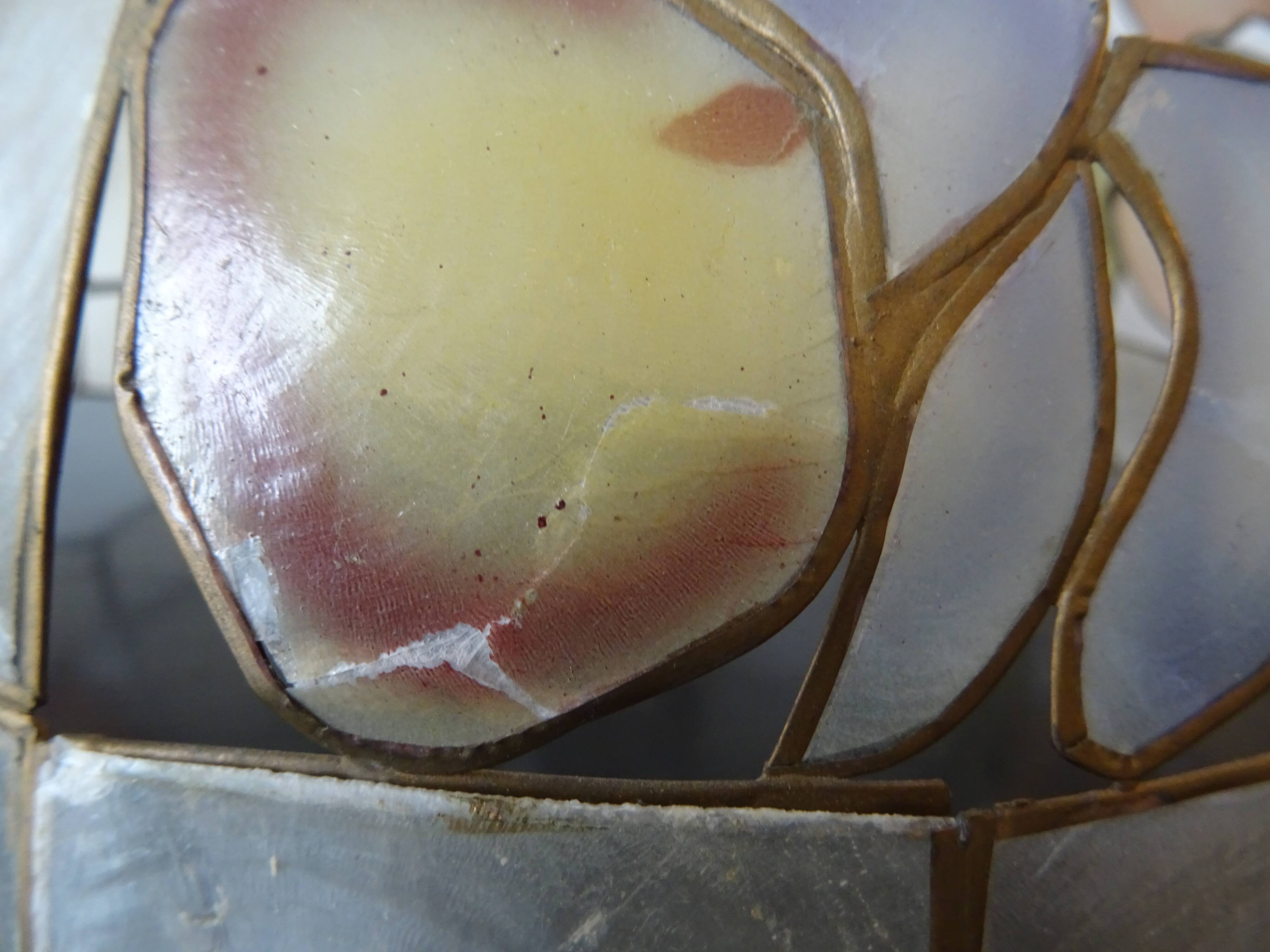 Vintage mother-of-pearl pendant lamp 70