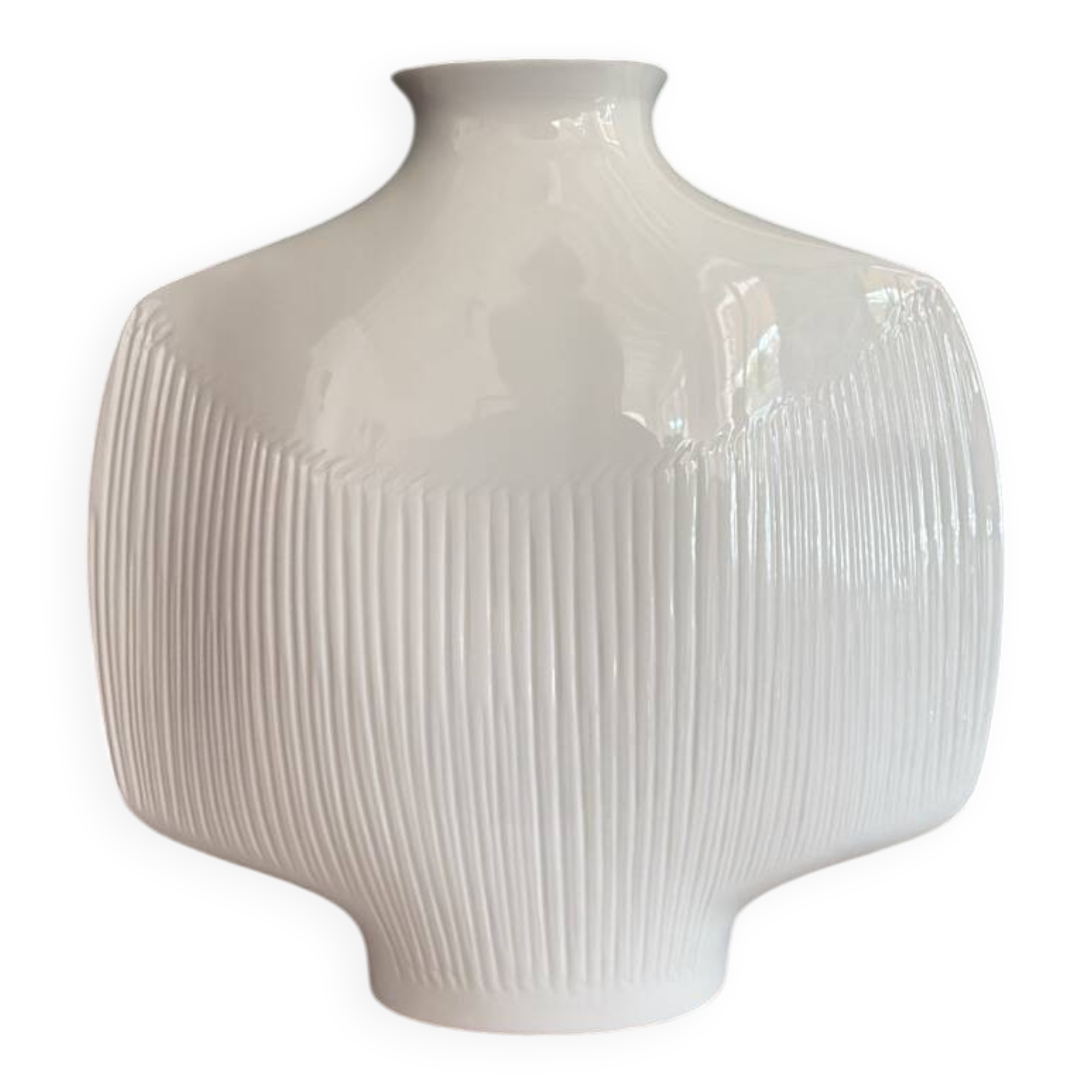 Yves Mohy porcelain vase