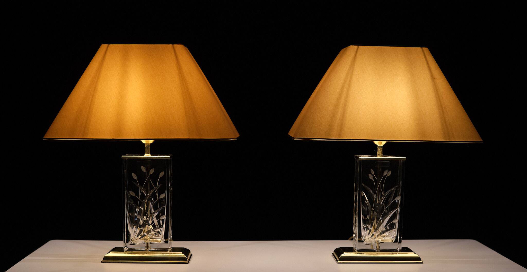 Table lamps Nachtmann Leuchten Hollywood Regency 1970s Germany