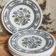 Six assiettes à dessert porcelaine Anglaise WOOD & SONS service Dorset