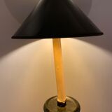 Pair of blackened wooden lampposts Napoleon III