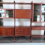 Mid-Century Modular Bookcase by Edmondo Palutari for Dassi, Italy, 1950s