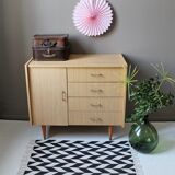 Low buffet vinatge formica fake wood