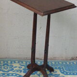 Table d'appoint  en bois vernis marron