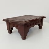 Antique carved wooden stool