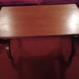 Mahogany veneer coffee table