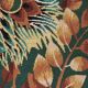 Wall tapestry - Framed vintage 70s canvas - Long-feathered rooster