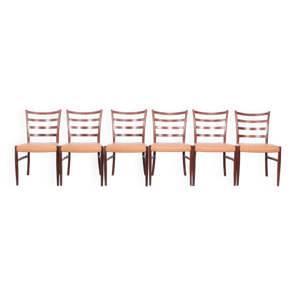 Ensemble de 6 chaises à repas Johannes Andersen, années 1960