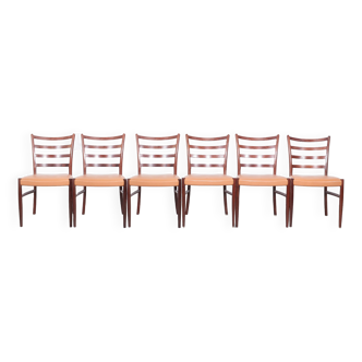 Ensemble de 6 chaises à repas Johannes Andersen, années 1960
