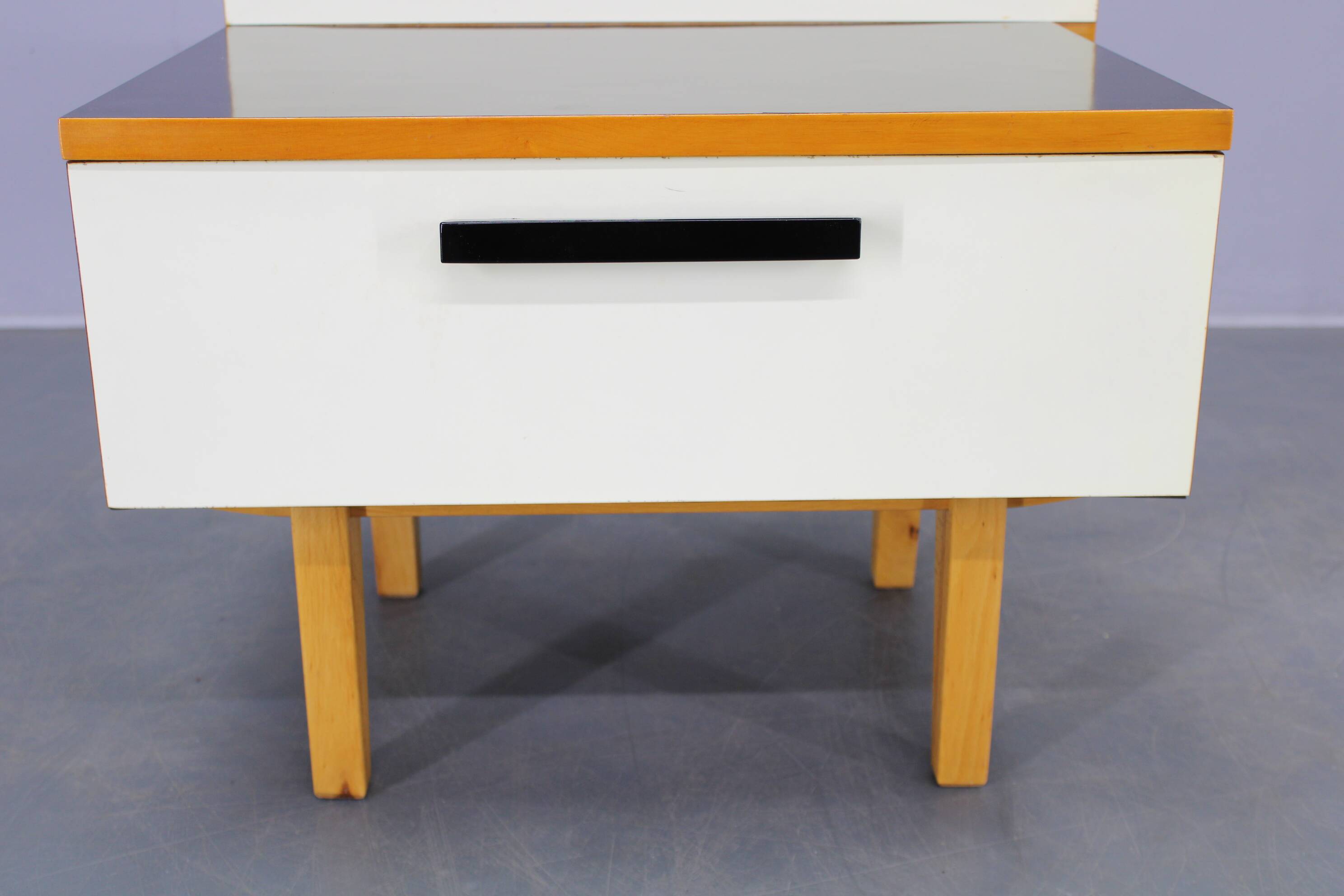 Mid-century pair of nightstands, Czechoslovakia, 1960s