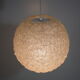 Spherical resin fiber suspension