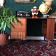 Bureau vintage pied compas